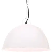 vidaXL Lampe suspendue Industrielle Vintage um 25 W e27 41 cm Weiß