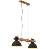 Möbelando Lampe à suspendre style industriel 25 W noir 109 cm E27