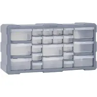 vidaXL Organisateur multi-tiroirs avec 22 tiroirs 49x16x25,5 cm