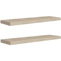 vidaXL Étagères murales flottantes 2 pcs chêne 90x23,5x3,8 cm MDF