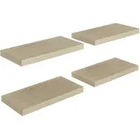 vidaXL Étagères murales flottantes 4 pcs chêne 50x23x3,8 cm MDF