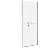 vidaXL Porte de douche Mat ESG 101x190 cm