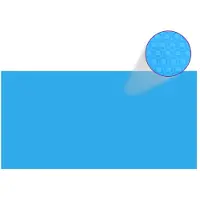 vidaXL Couverture de piscine rectangulaire 1200x600 cm PE bleu