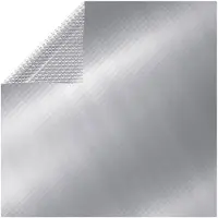 vidaXL Couverture de piscine argentée 450x220 cm PE