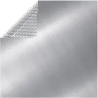vidaXL Couverture de piscine argentée 975x488 cm PE