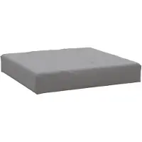 vidaXL Coussin de palette gris 60x60x9,5 cm tissu oxford