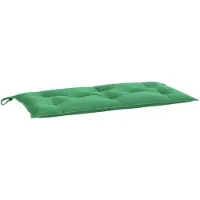 vidaXL Coussin pour banc de jardin Vert 100x50x7 cm Tissu Oxford