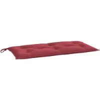 vidaXL Housse de banc de jardin vin rouge 110x50x7 cm tissu Oxford