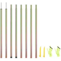 vidaXL Mâts de parasol 2 pcs 250 cm Acier galvanisé