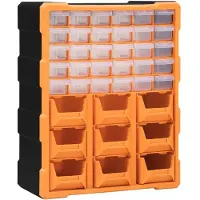 vidaXL -Organisateur avec 39 feuilles 38x16x47 cm