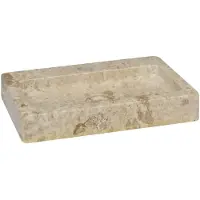 vidaXL Lavabo mural crème 38x24x6,5 cm marbre