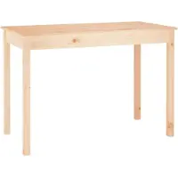vidaXL Table de salle à manger 110x55x75 cm pin massif