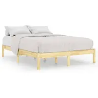 vidaXL Lit en bois massif 180x200 cm