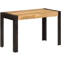vidaXL Table de salle à manger 120x60x76 cm en bois massif de manguier