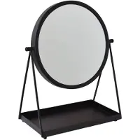 Loft42 Miroir de table Vonki - Noir - Métal - 49 x 40 x 21