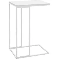 vidaXL Table d'appoint blanche 40x30x59 cm Bois composite