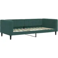 vidaXL Lit de jour vert foncé 90x200 cm velours