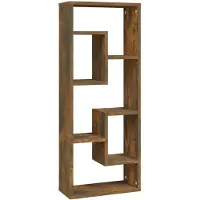 vidaXL Étagère murale Chêne fumé 36x16x90 cm Bois d'ingénierie