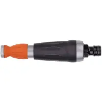 Black & Decker Buse réglable - Pistolet d'arrosage pour tuyau d'arrosage - Débit d'eau réglable - 12 x 3.5 x 3.5 CM - Orange/Noir