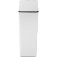 EKO Poubelle plastique blanc Touch 40 litres design moderne
