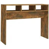 vidaXL Table console Chêne fumé 105x30x80 cm Bois d'ingénierie