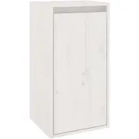 vidaXL Armoire murale Blanc 30x30x60 cm Bois de pin massif