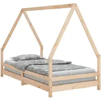 vidaXL Lit d'enfant 90x190 cm pin massif