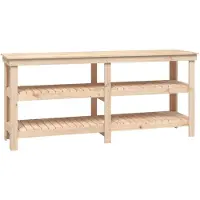 vidaXL Banc de travail 181x50x80 cm Bois de pin massif