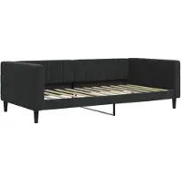 vidaXL Lit de jour noir 100x200 cm velours