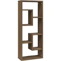 vidaXL Étagère murale Chêne marron 36x16x90 cm Bois d'ingénierie
