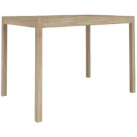 vidaXL Table de salle à manger 110x70x75 cm en bois massif d'acacia