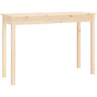 vidaXL Table console 110x40x75 cm Bois massif de pin