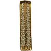 Décoris Bougies de Noël Set de 2 or L5,70W26,40H3,80CM (2 pcs)