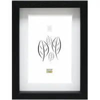 Deknudt Cadre en bois noir pour encadrer les objets 18x24 S223K2