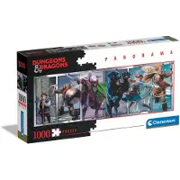 Clementoni - Panorama Puzzle Dungeons & Dragons 1000 sztuk edukacyjne