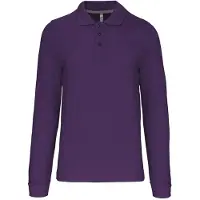 Kariban Polo à manches longues pour hommes