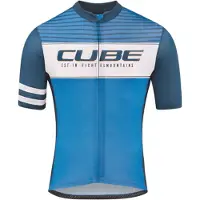 Cube Blackline Cmpt Short Sleeve Jersey Bleu XS Homme