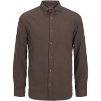 Jack & Jones Classic Melange Long Sleeve Shirt Marron XS Homme