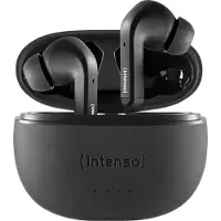 Intenso Black Buds T300A Écouteurs True Wireless Stereo (TWS) Ecouteurs Appels/Musique/Sport/Au quotidien USB Type-C Bluetooth Noir