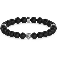 GUESS Bracelet Élégant Noir pour Femmes Guess JUMB01303JWSTT-U
