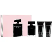 Narciso Rodriguez pour elle coffret cadeau EDT 50 ml, lotion pour le corps 50 ml et gel douche 50 ml