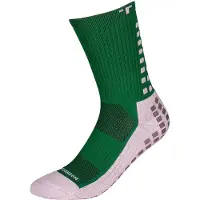 TruSox Hommes, Chaussettes de sport, Chaussettes de football Trusox 3.0 Cushion M S737445 (34 - 38), Vert, Blanc