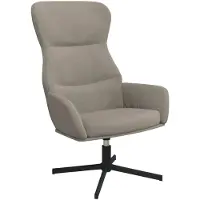 vidaXL Fauteuil relax gris clair velours