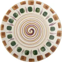 Bloomingville Shama Bord | Vert | Grès | 82060434