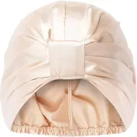 GLOV Anti-Frizz Satin Sleep Cap turban en satin pour cheveux Black 1 pcs