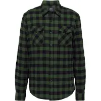 Vintage Industries Chemise 'Harley' vert / noir