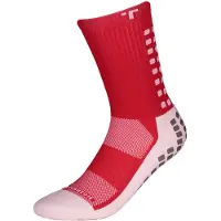 TruSox Hommes, Chaussettes, Chaussettes de football Trusox 3.0 Cushion M S737415, Rouge, Multicolore, Blanc, (Une unité par pack, 39 - 43.50)