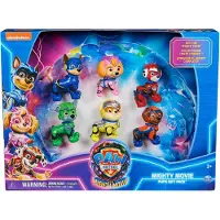 Paw Patrol : le film de cinéma Mighty, set cadeau avec 6 figurines de super-héros
