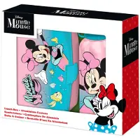 Disney Minnie Boîte à sandwich sirène + aluminium, Lunch box, Multicolore, Bleu