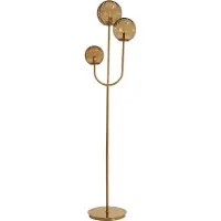 Light & Living - lampadaire - Magdala - or - verre métal - lampe design - E14 - 1735482